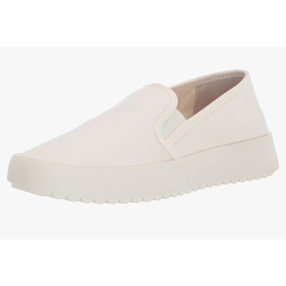 Lucky Brand Womens LK Gimmony Cora Canvas Slip On White Sneaker US 10 M EU 42